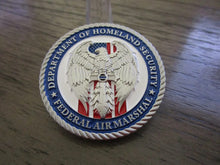 Load image into Gallery viewer, Federal Air Marshal Service FAM FAMS Eagle Challenge Coin White / Silver