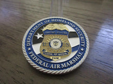 Load image into Gallery viewer, Federal Air Marshal Service FAM FAMS Eagle Challenge Coin White / Silver