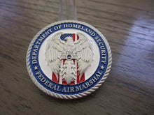 Load image into Gallery viewer, Federal Air Marshal Service FAM FAMS Eagle Challenge Coin White / Silver