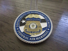 Load image into Gallery viewer, Federal Air Marshal Service FAM FAMS Eagle Challenge Coin White / Silver