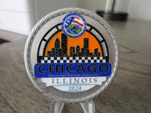 Load image into Gallery viewer, 2024 Federal Air Marshal Service FAM FAMS Chicago Democratic and Milwaukie National Convention Challenge Coin
