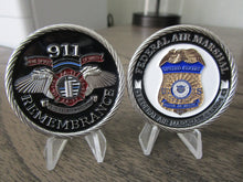 Load image into Gallery viewer, Federal Air Marshal Service FAM Sept. 11th 911 Remembrance Challenge Coin
