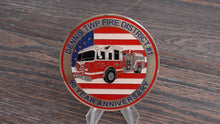 Load image into Gallery viewer, Dennis TWP Fire District #1 NJ 90th Anniversary Challenge Coin
