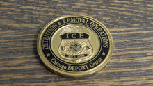 Load image into Gallery viewer, ICE Immigration & Customs Enforcement Detention & Removal Operations Chicago Deport Center Challenge Coin #182W