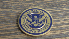 Load image into Gallery viewer, ICE Immigration & Customs Enforcement Contraband Smuggling Investigations Challenge Coin #183W