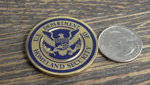 Load image into Gallery viewer, ICE Immigration & Customs Enforcement Contraband Smuggling Investigations Challenge Coin #183W