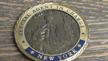 Load image into Gallery viewer, ICE Immigration & Customs Enforcement SAC Special Agent In Charge New York Challenge Coin # 186W