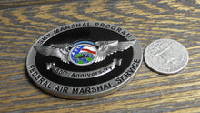 Load image into Gallery viewer, FAMS Federal Air Marshal Sky Marshal Program 60th Anniversary Challenge Coin