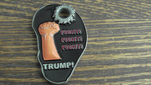 Load image into Gallery viewer, Donald Trump Butler Pennsylvania Rally Assassination Attempt Wounded Ear Fist Pump Fight Fight Fight Commemorative Challenge Coin