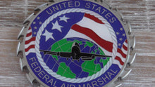 Load image into Gallery viewer, FAM FAMS Federal Air Marshal POTUS Trump & Superheroes Fight For Democracy Challenge Coin