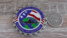 Load image into Gallery viewer, FAM FAMS Federal Air Marshal POTUS Trump & Superheroes Fight For Democracy Challenge Coin