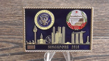 Load and play video in Gallery viewer, President Trump & Kim Jong Un Singapore Summit Numbered POTUS Challenge Coin