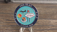 Load and play video in Gallery viewer, Nellis AFB Las Vegas Red Flag USAF Combat Training War Games 3D Challenge Coin