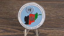 Load and play video in Gallery viewer, Australian Army United Nations Assistance Mission Afghanistan Senior Military Advisor   UNAMA   UN Challenge Coin
