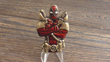 Load and play video in Gallery viewer, Superhero Deadpool DEAD POOL Navy Chief CPO Marvel Challenge Coin
