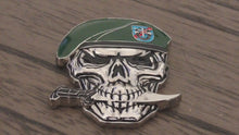 Load and play video in Gallery viewer, US Army 20th SFG(A) Special Forces Group Green Berets Creed Reapers Skull Challenge Coin
