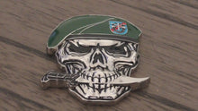 Load and play video in Gallery viewer, US Army 20th SFG(A) Special Forces Group Green Berets Creed Reapers Skull Challenge Coin