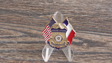 Load and play video in Gallery viewer, Federal Air Marshal FAM FAMS Paris 2024 Olympics Lapel Pin
