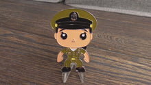 Load and play video in Gallery viewer, USN Funko Style Female Navy Chief Navy Pride Khaki Uniform CPO Challenge Coin
