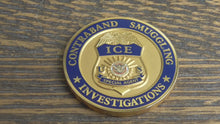 Load and play video in Gallery viewer, ICE Immigration & Customs Enforcement Contraband Smuggling Investigations Challenge Coin #183W