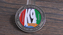 Load and play video in Gallery viewer, Alabama Canine Law Enforcement Officers Training Center * Providing Quality Police Dogs Around The World * K9 Police Challenge Coin