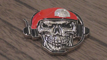 Load and play video in Gallery viewer, United States Air Force Special Operations Combat Control Team CCT AFSOC SOCOM Red Beret Skull Challenge Coin