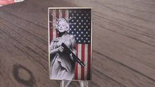 Load and play video in Gallery viewer, US Constitution 2nd Amendment Patriotic Marilyn Monroe Challenge Coin
