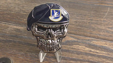 Load and play video in Gallery viewer, USAF Security Forces Defenders of the Force MP SF Skull Challenge Coin
