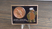 Load and play video in Gallery viewer, Shellback Crossing The Line Ancient Order of the Deep Crossing The Equator Ceremonial USMC USN Challenge Coin
