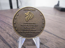Load image into Gallery viewer, Boeing CH-47 Chinook Helicopter Commemorating Delivery to the Singapore Air Force Challenge Coin
