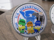 Load image into Gallery viewer, Federal Air Marshal Joint Terrorism TF VIPR JTTF FAM Minions Challenge Coin