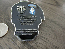 Load image into Gallery viewer, US Army Special Forces Group Creed Green Berets 5th SFG (A) Skull Challenge Coin