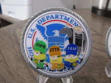 Load image into Gallery viewer, Federal Air Marshal Joint Terrorism TF VIPR JTTF FAM Minions Challenge Coin