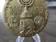 Load image into Gallery viewer, 70 Years Israel Temple Coin President Trump American Embassy Jerusalem Challenge Coin
