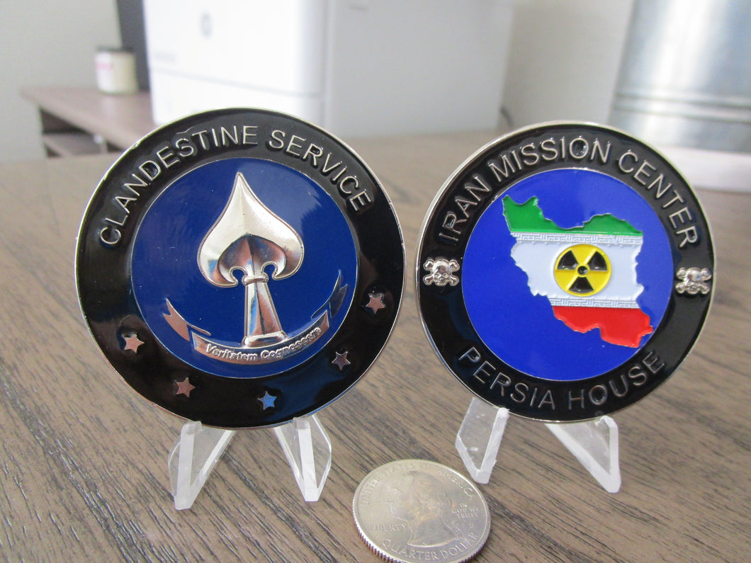 Central Intelligence Agency CIA Iran Mission Center Persia House Challenge Coin