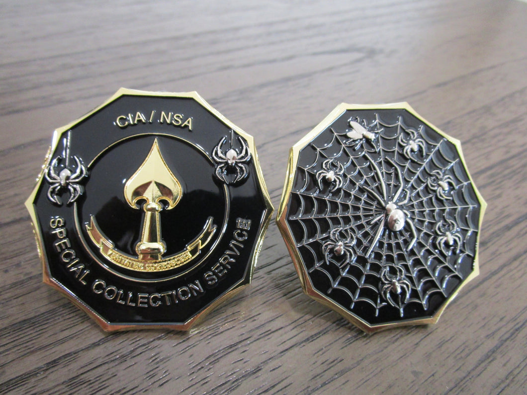 Central Intelligence Agency Special Collection Service CIA NSA Challenge Coins