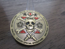 Load image into Gallery viewer, CIA Central Intelligence Agent Covert Special Operations SAD Challenge Coin
