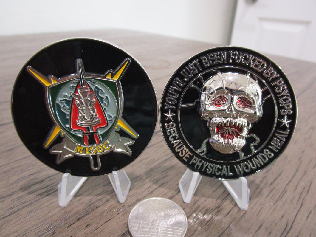 MISOC Military Information Support Command PSYOPS  SOCOM Army Challenge Coin