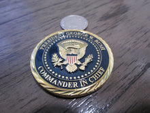 Load image into Gallery viewer, 43rd President George W Bush Commander in Chief POTUS Challenge Coin
