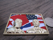 Load image into Gallery viewer, President Trump & Kim Jong Un Singapore Summit Numbered POTUS Challenge Coin