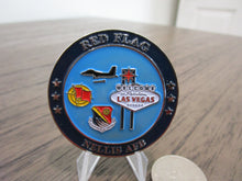 Load image into Gallery viewer, Nellis AFB Las Vegas Red Flag USAF Combat Training War Games 3D Challenge Coin