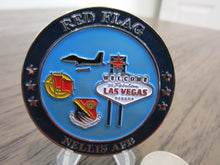 Load image into Gallery viewer, Nellis AFB Las Vegas Red Flag USAF Combat Training War Games 3D Challenge Coin
