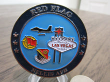 Load image into Gallery viewer, Nellis AFB Las Vegas Red Flag USAF Combat Training War Games 3D Challenge Coin