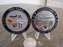 Load image into Gallery viewer, Nellis AFB Las Vegas Red Flag ACC 57th Wing 64th AGGRESSORS Challenge Coin
