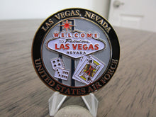 Load image into Gallery viewer, USAF Nellis AFB Las Vegas Home Of The Fighter Pilot F15 F16 F22 Challenge Coin

