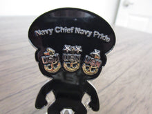Load image into Gallery viewer, USN Funko Style Navy Chief Navy Pride Khaki Uniform Male CPO Challenge Coin
