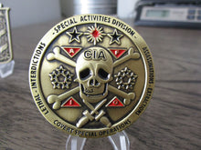 Load image into Gallery viewer, CIA Covert Special Operations Clandestine Service Lethal SAD HUMINT Paramilitary Challenge Coin