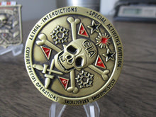 Load image into Gallery viewer, CIA Covert Special Operations Clandestine Service Lethal SAD HUMINT Paramilitary Challenge Coin