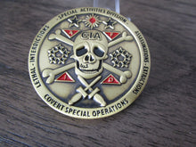 Load image into Gallery viewer, CIA Covert Special Operations Clandestine Service Lethal SAD HUMINT Paramilitary Challenge Coin