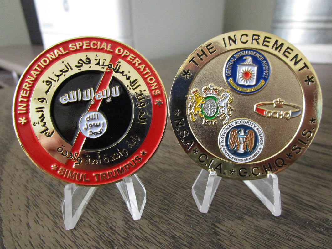 International Special Operations The Increment NSA CIA GCHQ British Secret Intelligence Service Challenge Coin